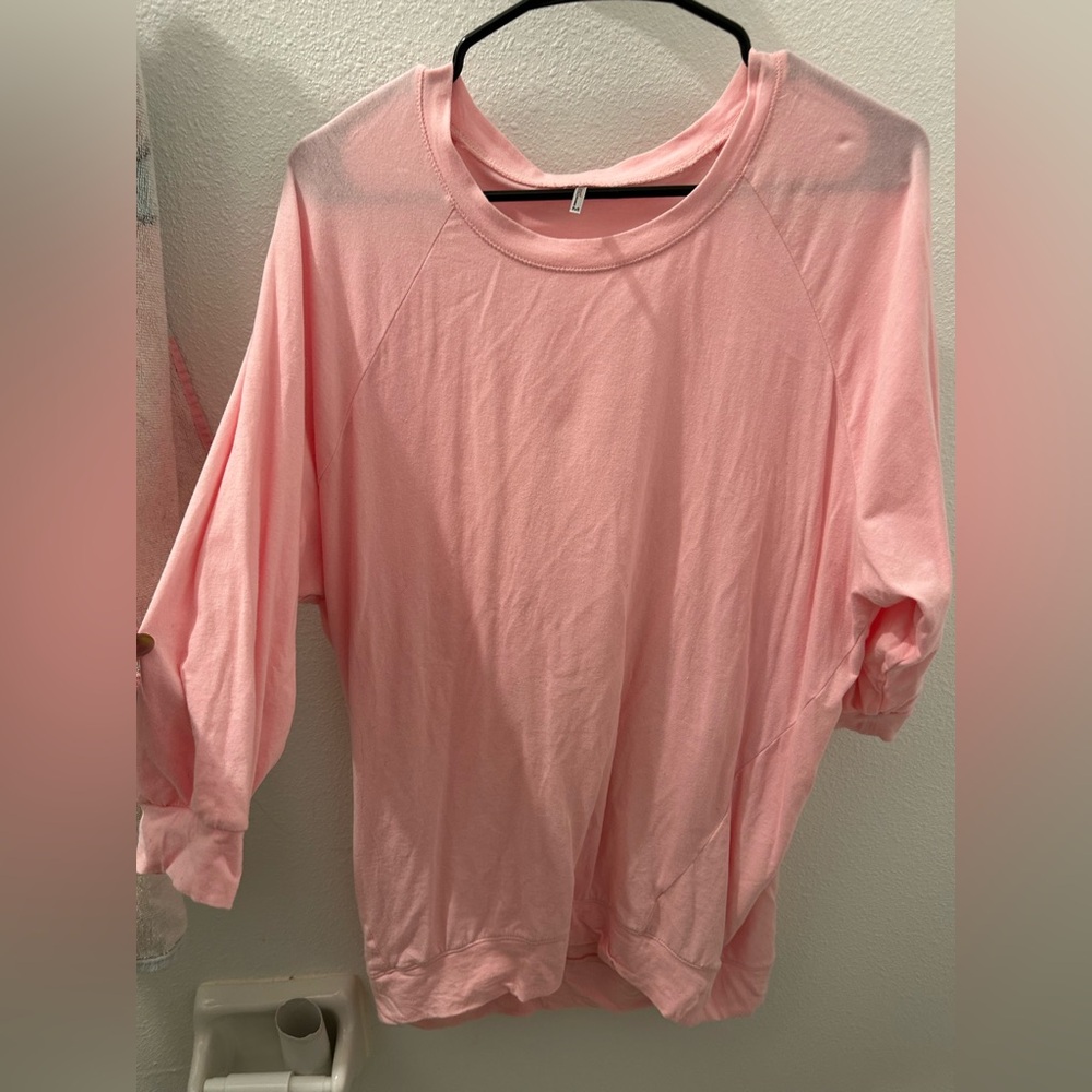 Oversized Baby Pink Top (2014)